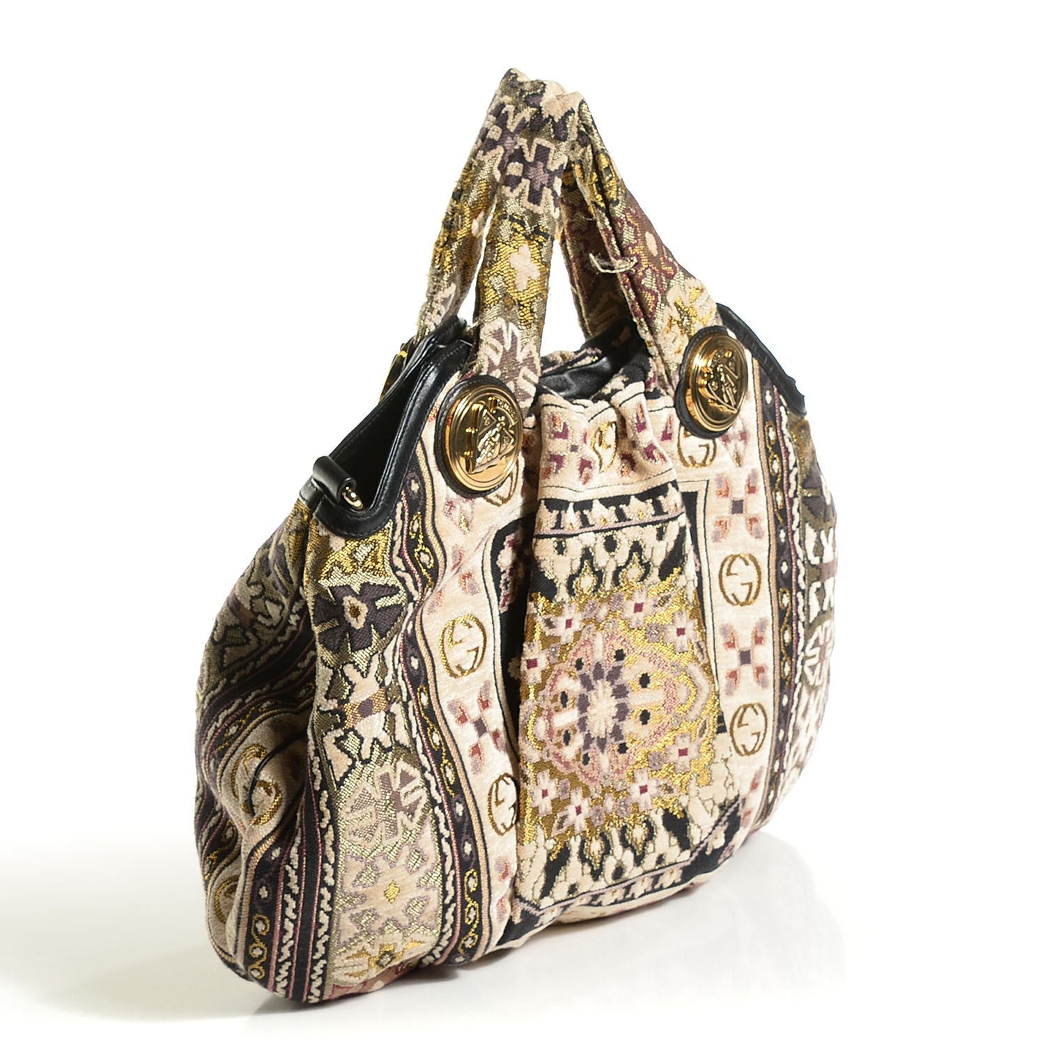 Gucci Tapestry Medium Hysteria Top Handle Bag 3 of 10