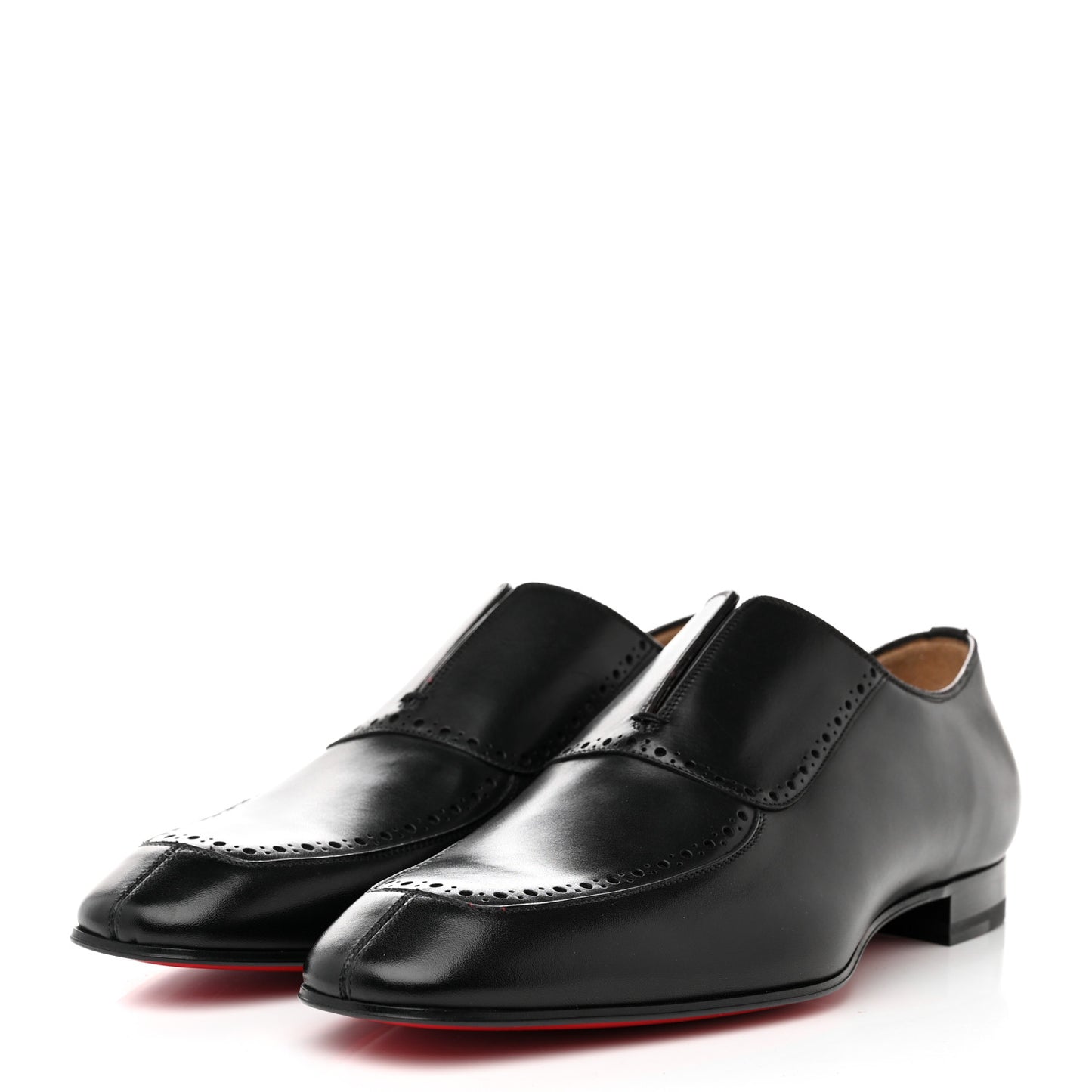 Calfskin Mens Lafitte On Flat Loafers 44 Black