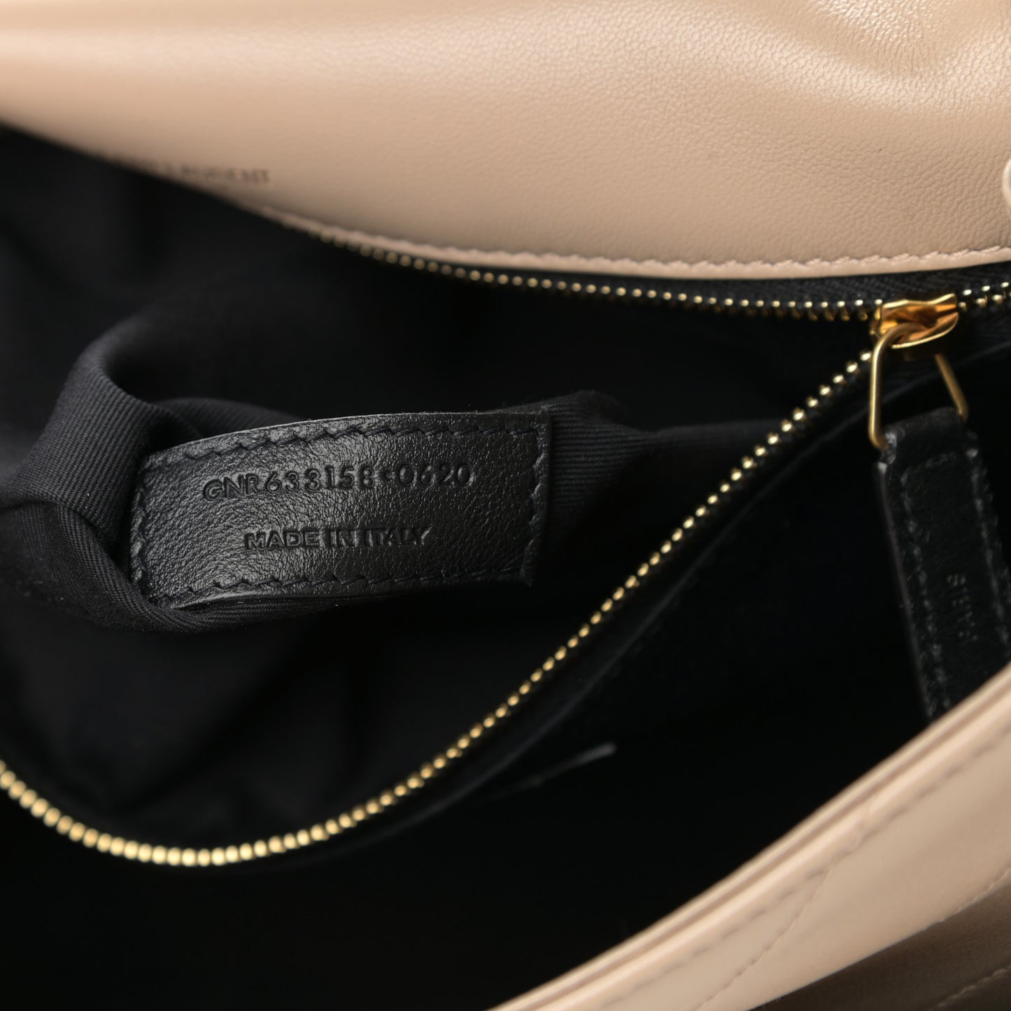 Lambskin Matelasse Monogram Medium Niki Chain Satchel Dark Beige