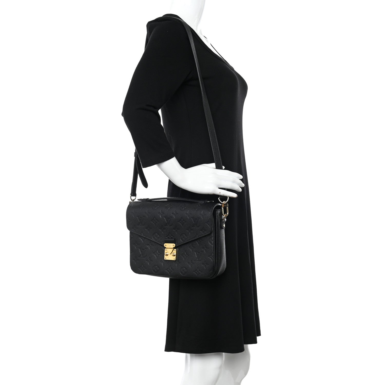 Louis Vuitton Empreinte Pochette Metis Black 2 of 10