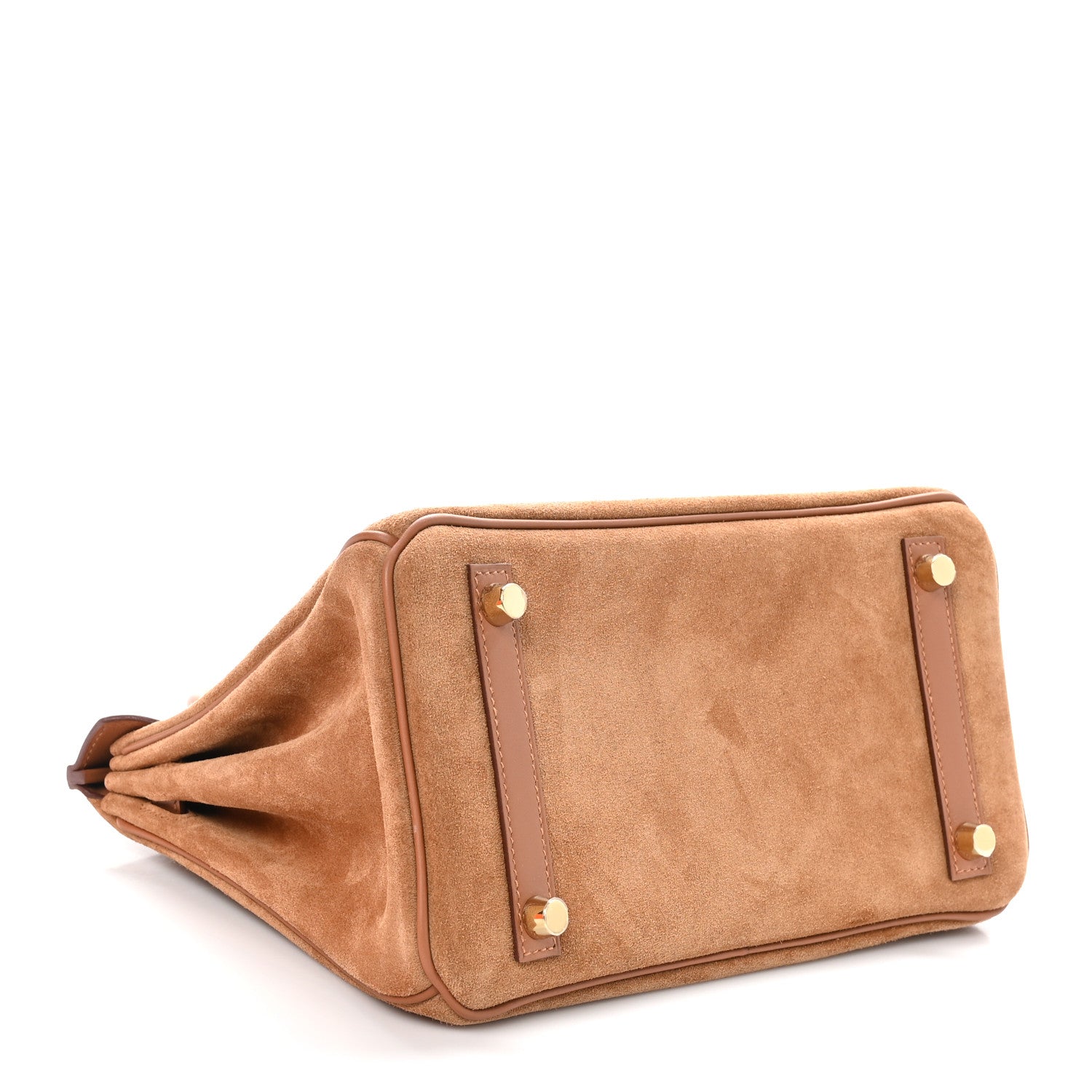 Hermes Veau Doblis Swift Grizzly Birkin 25 Gold 4 of 12