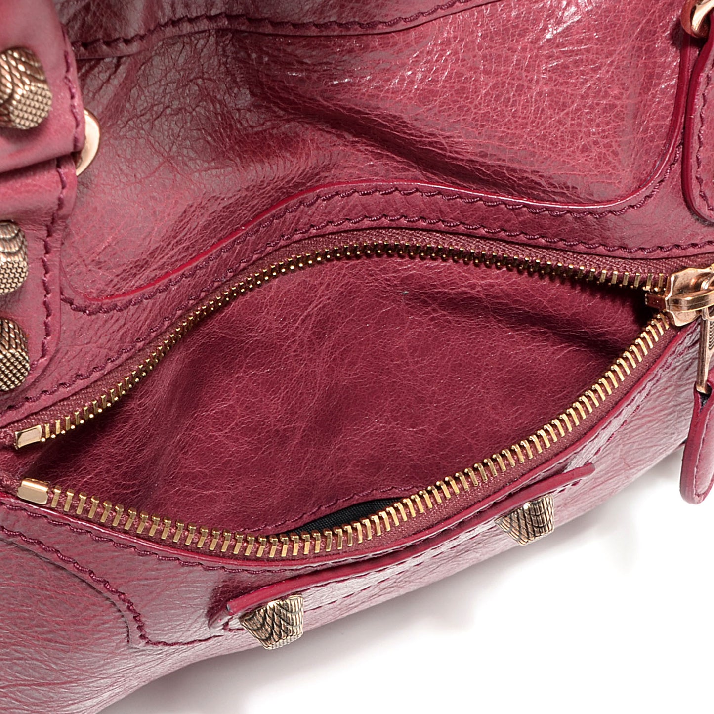 Agneau Giant 12 Rose Gold Hardware City Cassis