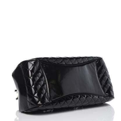 Chanel Glazed Calfskin Quilted Small Mademoiselle Frame Bag Black 5 of 9