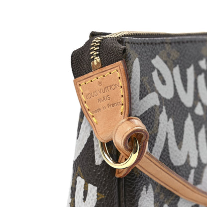 Louis Vuitton Monogram Graffiti Pochette Accessories Silver 6 of 11