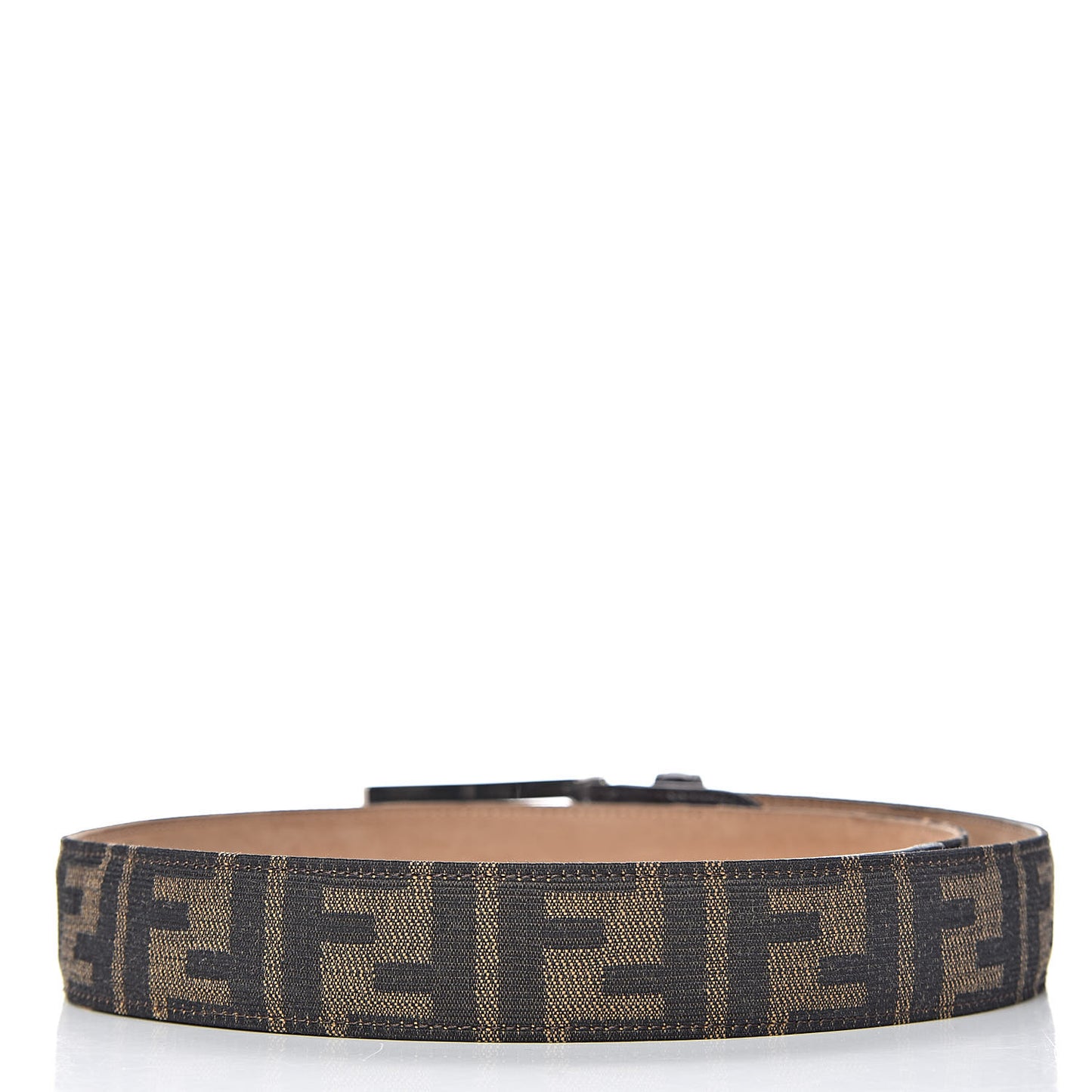 Zucca FF Buckle Belt 48 Tobacco