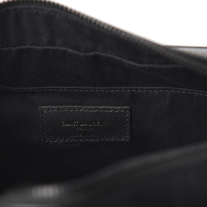 Saint Laurent Calfskin Matelasse Monogram Lou Camera Bag Black 8 of 9