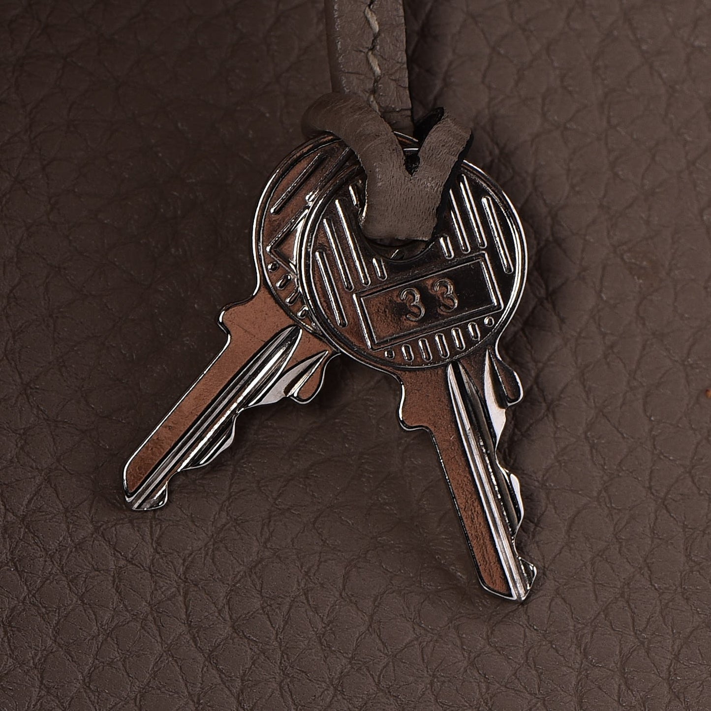 Taurillon Clemence Birkin 35 Gris Tourterelle
