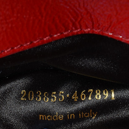 Saint Laurent Patent Monogram Large Belle De Jour Clutch Red 7 of 7