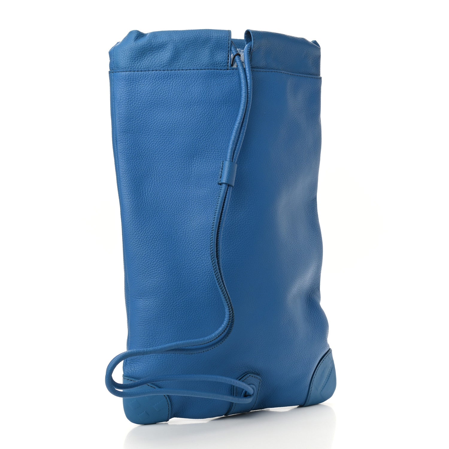Burberry Prorsum Calfskin Drawstring Baby Duffle Blue Azure 4 of 11