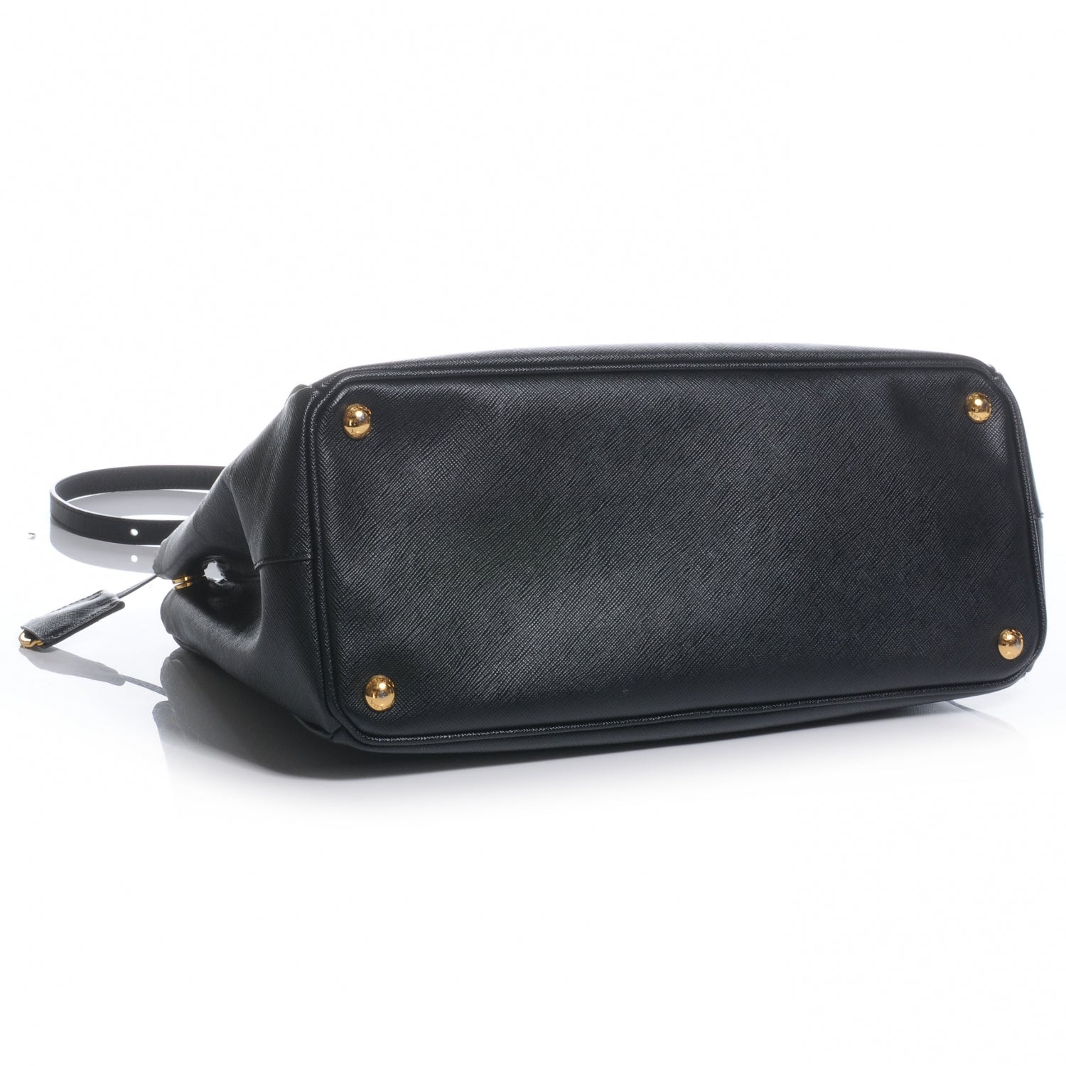 Prada Saffiano Small Lux Tote Nero Black 4 of 10