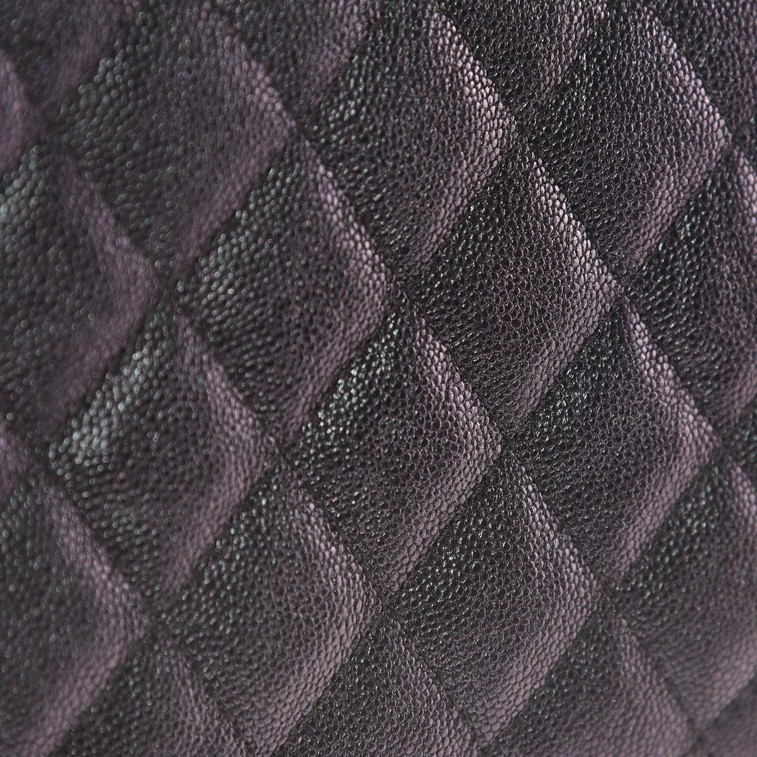 Chanel Iridescent Caviar Quilted Medium Flap Wallet Black 9 of 10