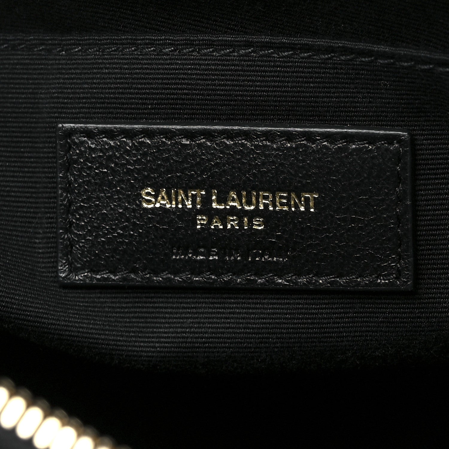 Saint Laurent Calfskin Matelasse Monogram Lou Camera Bag Black 7 of 13