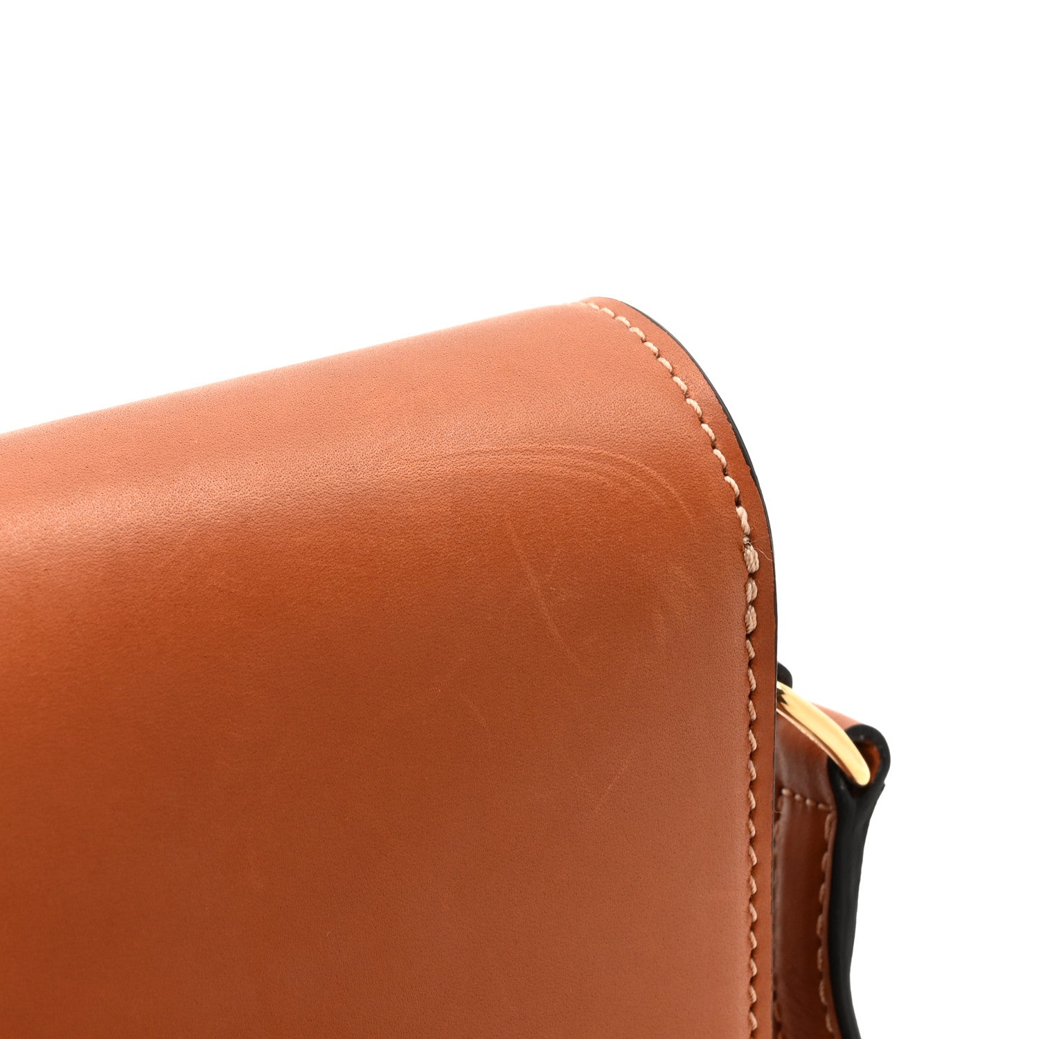 Celine Shiny Calfskin Teen Triomphe Tan 13 of 13