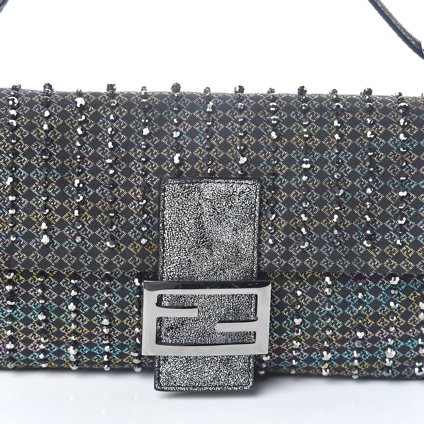 Beaded Baguette Black Cracle