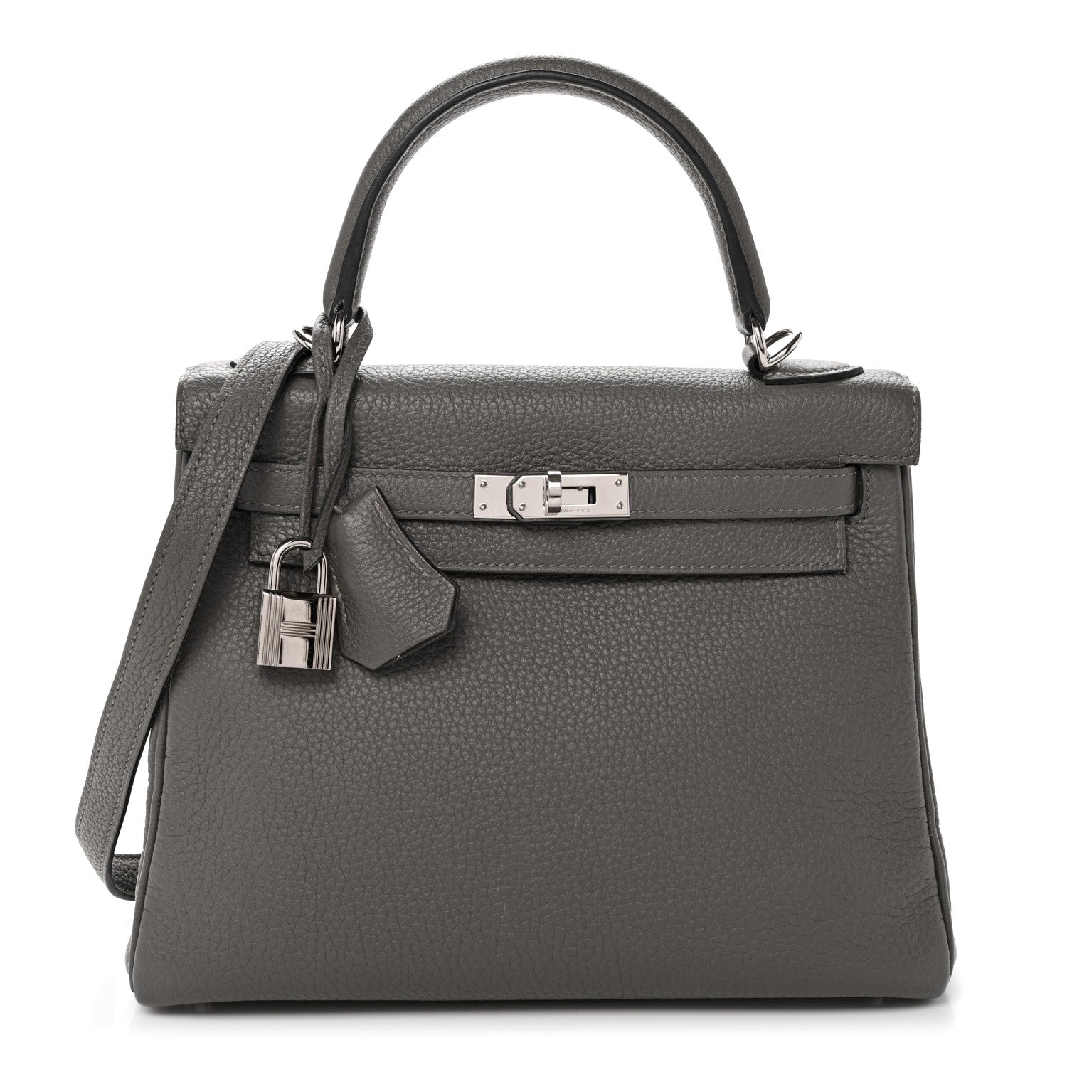 Hermes Togo Kelly Retourne 25 Etain 1 of 11