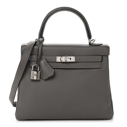 Hermes Togo Kelly Retourne 25 Etain 1 of 11