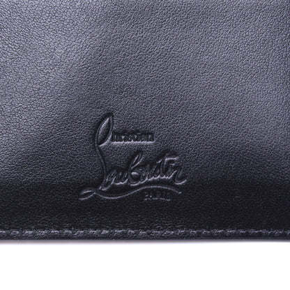 Christian Louboutin Calfskin Paris Spikes Kios Card Holder Black 7 of 8