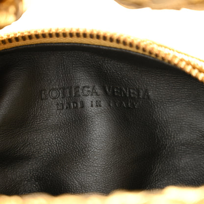 Bottega Veneta Laminated Calfskin Pressed Intreccio Mini Jodie Gold 6 of 10