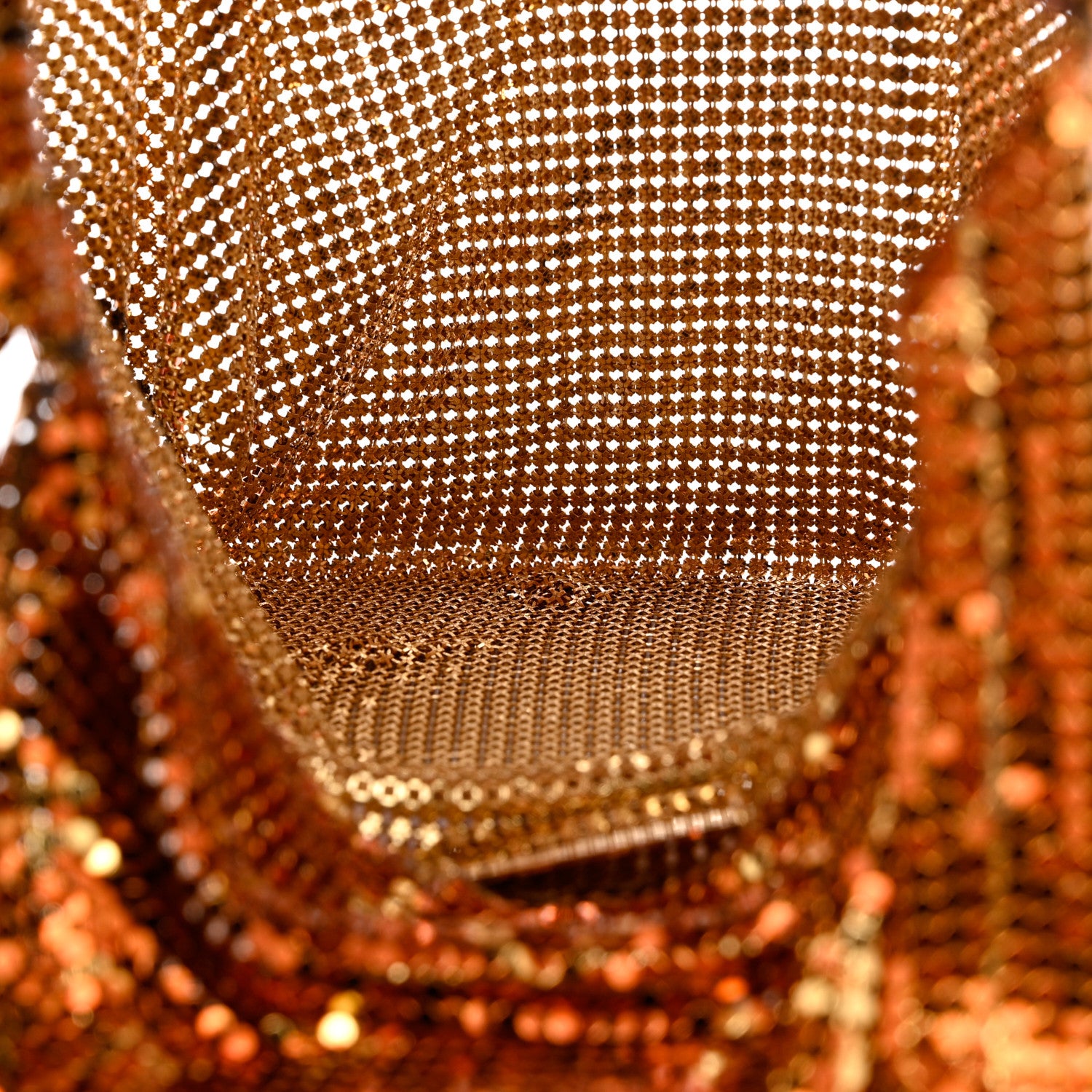 Louis Vuitton Monogram Mesh Metal Frances Gold 5 of 12