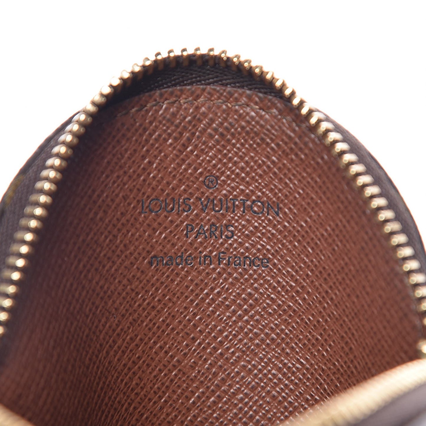 Monogram Round Coin Purse