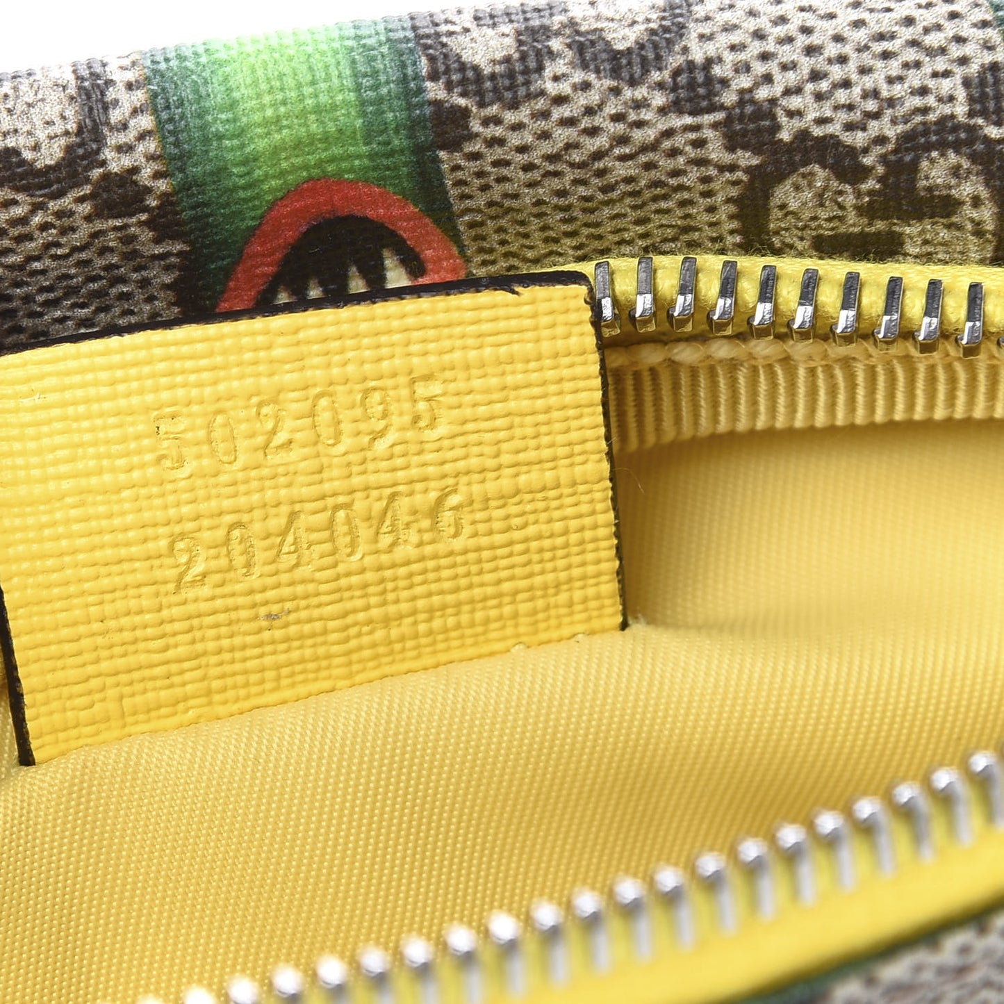 GG Supreme Monogram Smiling Plants Childrens Belt Bag Multicolor