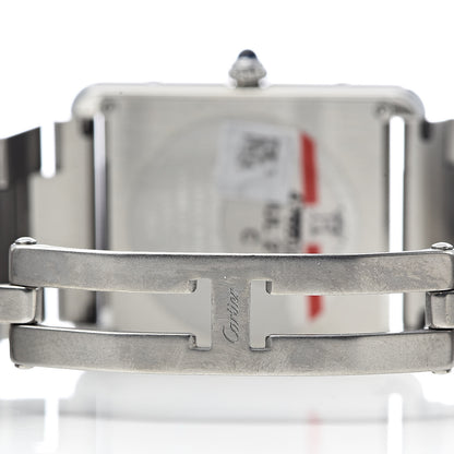 Cartier Stainless Steel 27mm Tank Solo Quartz Watch 7 of 9
