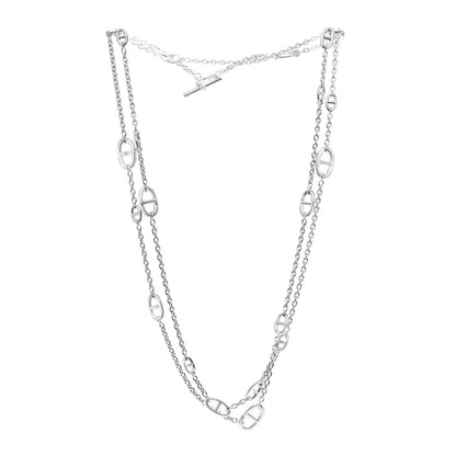 Hermes Sterling Silver Farandole Necklace 160 3 of 5