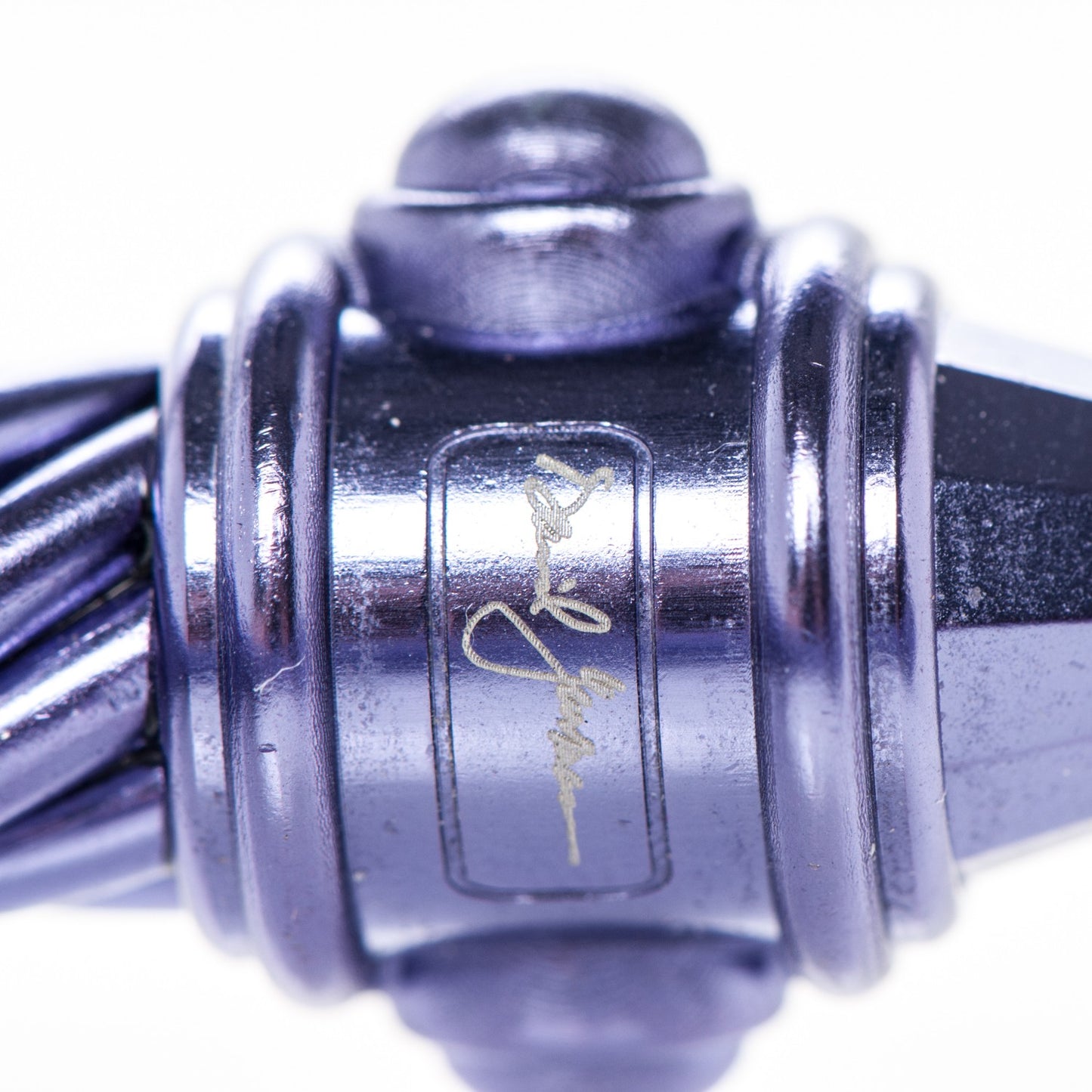 Aluminum 10mm Renaissance Cable Bracelet Purple