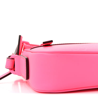 Gucci Rubber Effect Monogram GG Crossbody Bag Fluorescent Fuxia 8 of 10
