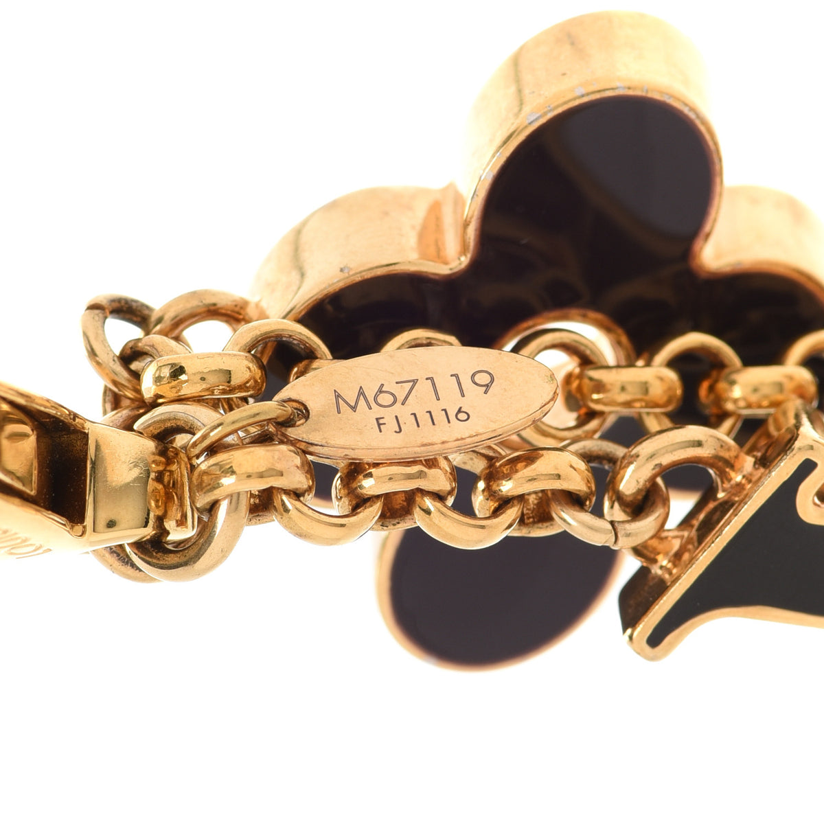 Louis Vuitton Fleur De Monogram Bag Charm Dore 3 of 6
