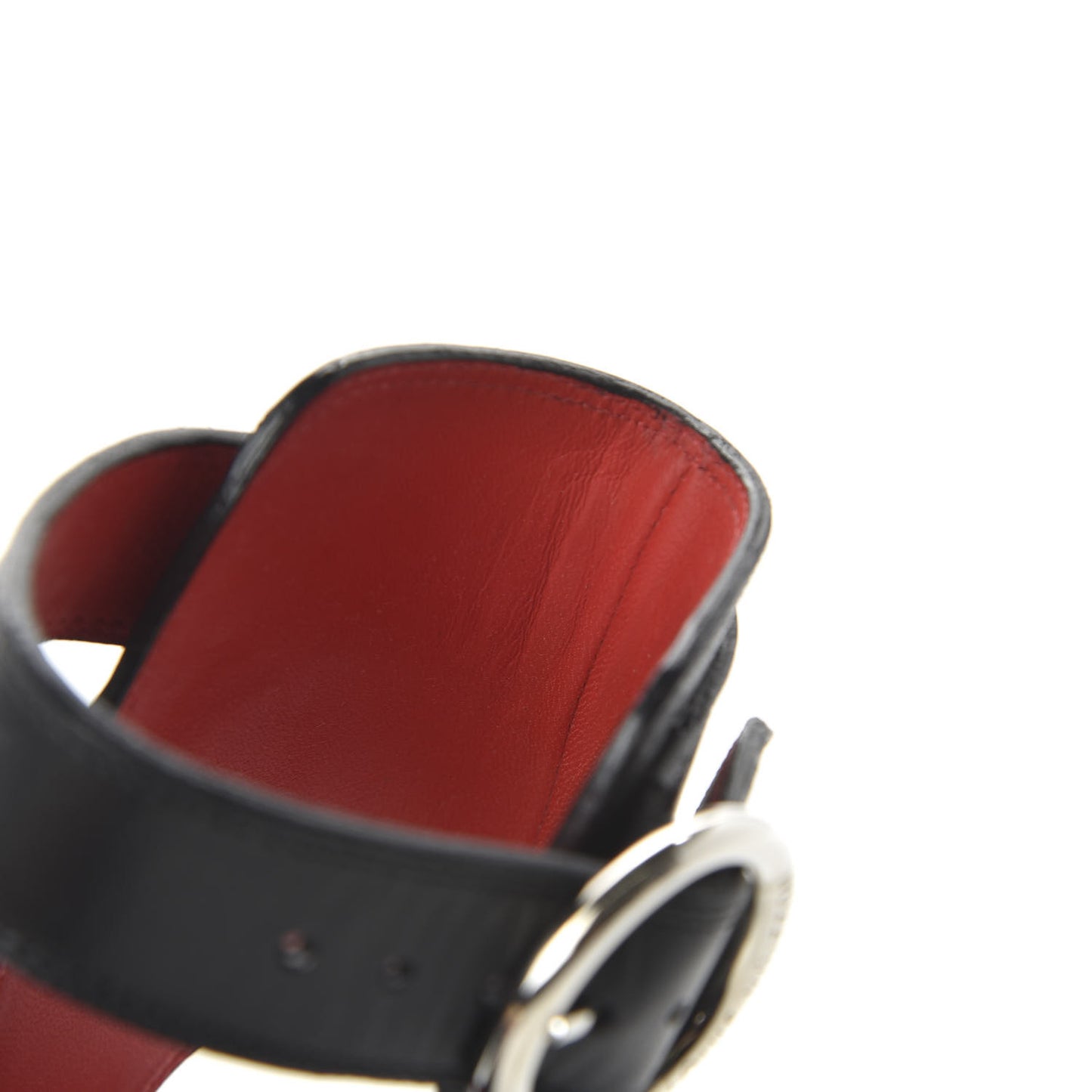 Calfskin Monogram Ocean Drive Flat Sandals 36 Black