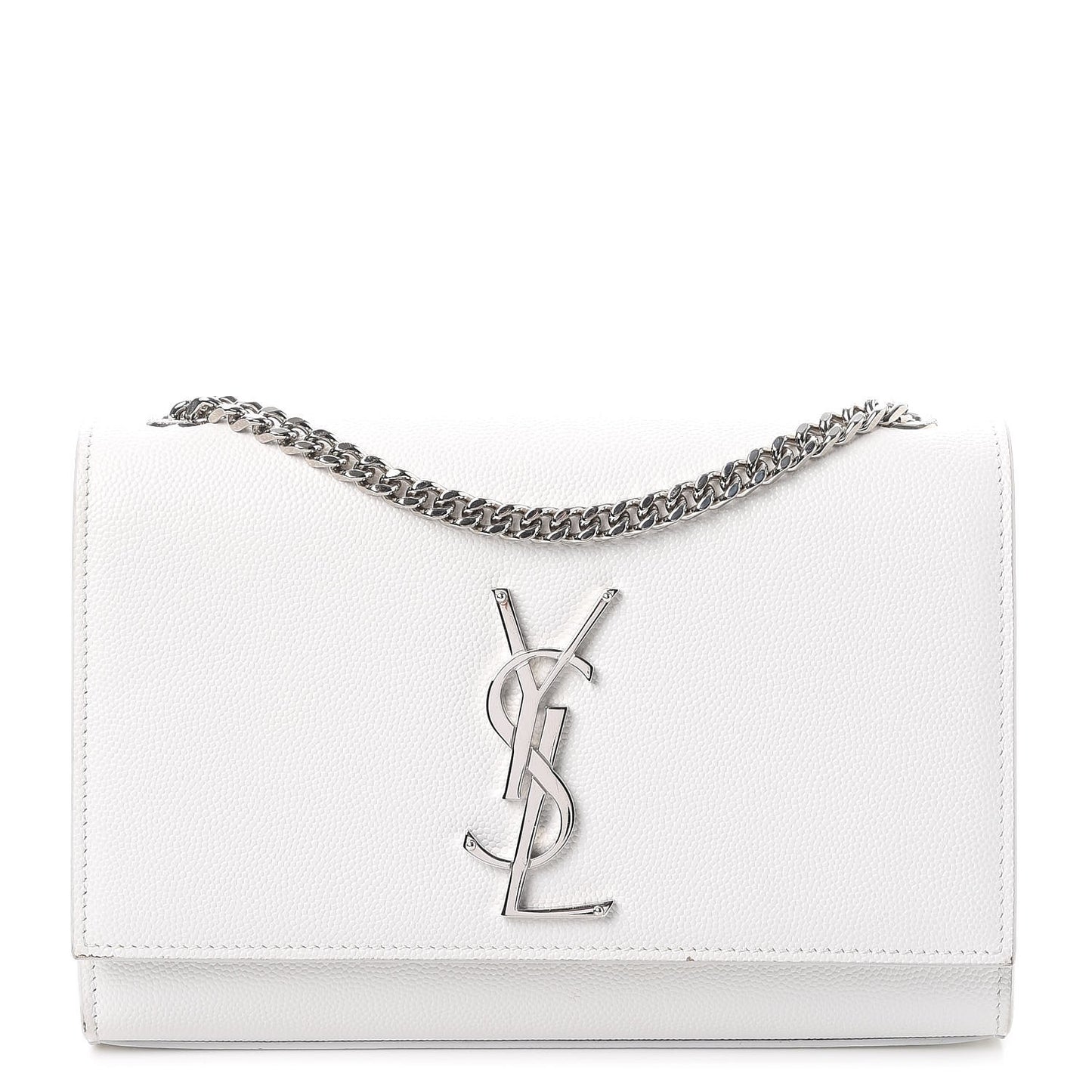 Grain De Poudre Small Monogram Kate Satchel Optical White