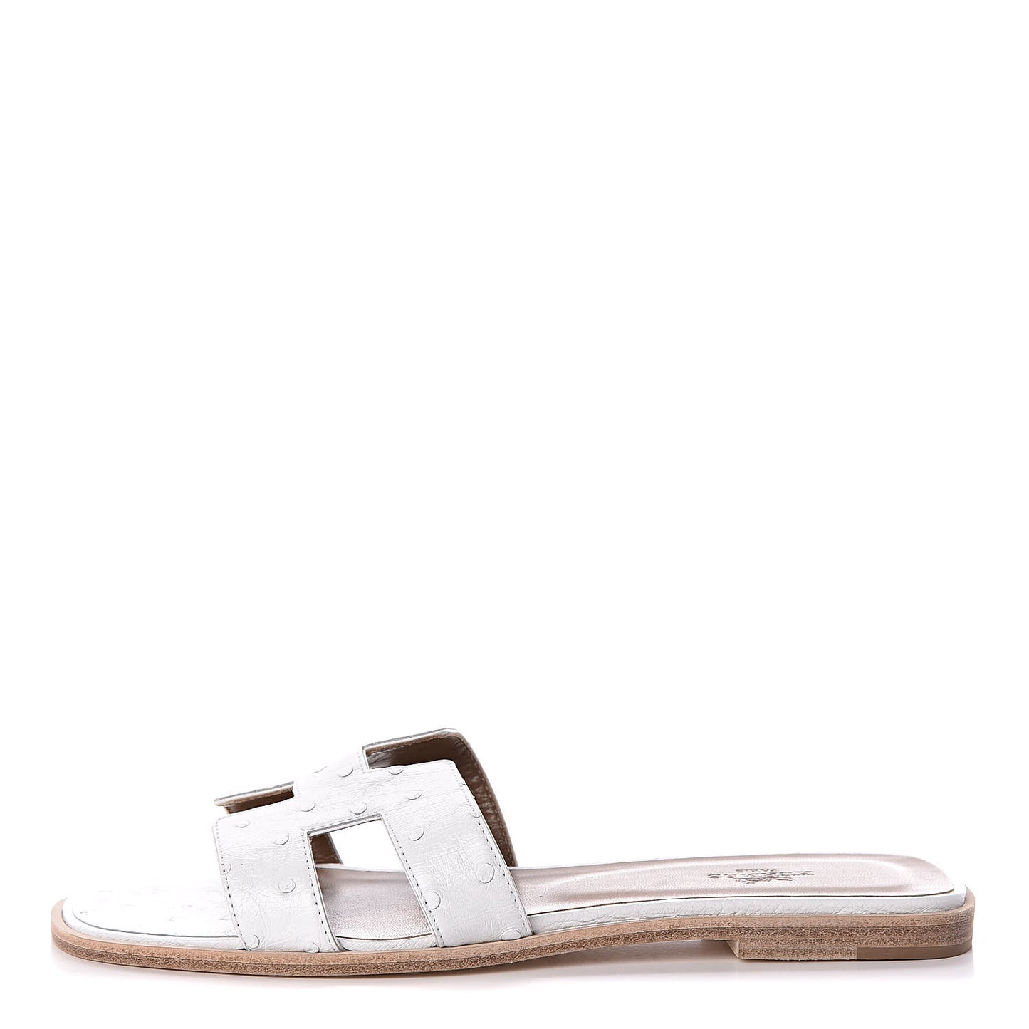 Ostrich Oran Sandals 39 White