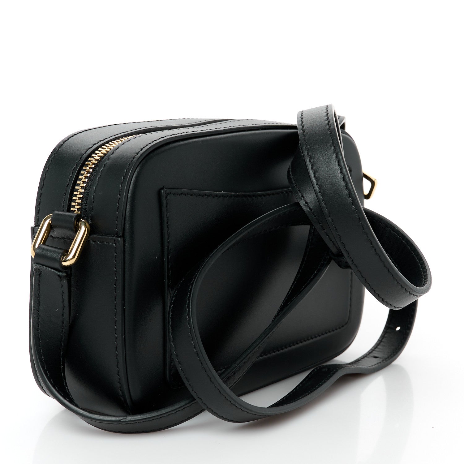 Dolce & Gabbana DOLCE GABBANA Calfskin Camera Crossbody Bag Black 3 of 9
