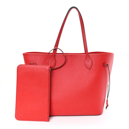 Louis Vuitton Epi Neverfull MM Coquelicot 3 of 10
