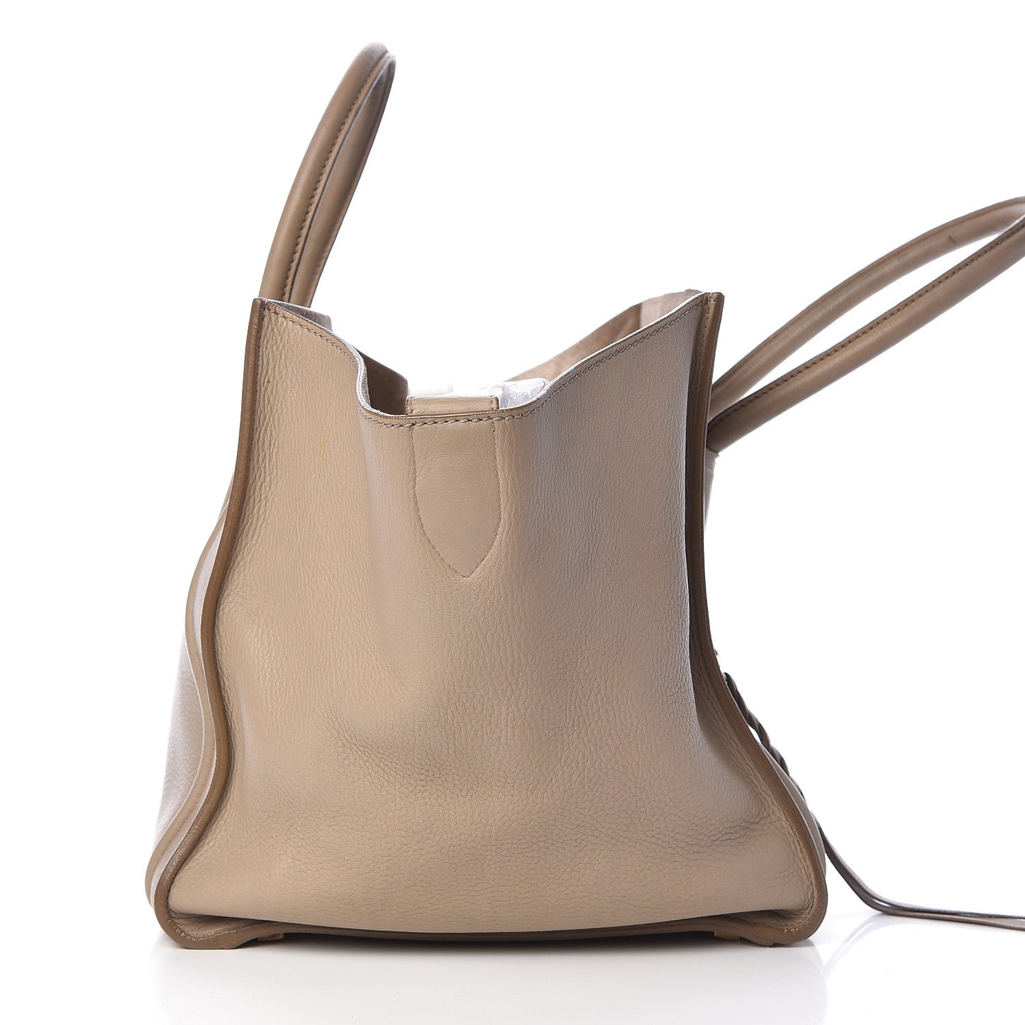 Supple Calfskin Medium Phantom Luggage Beige