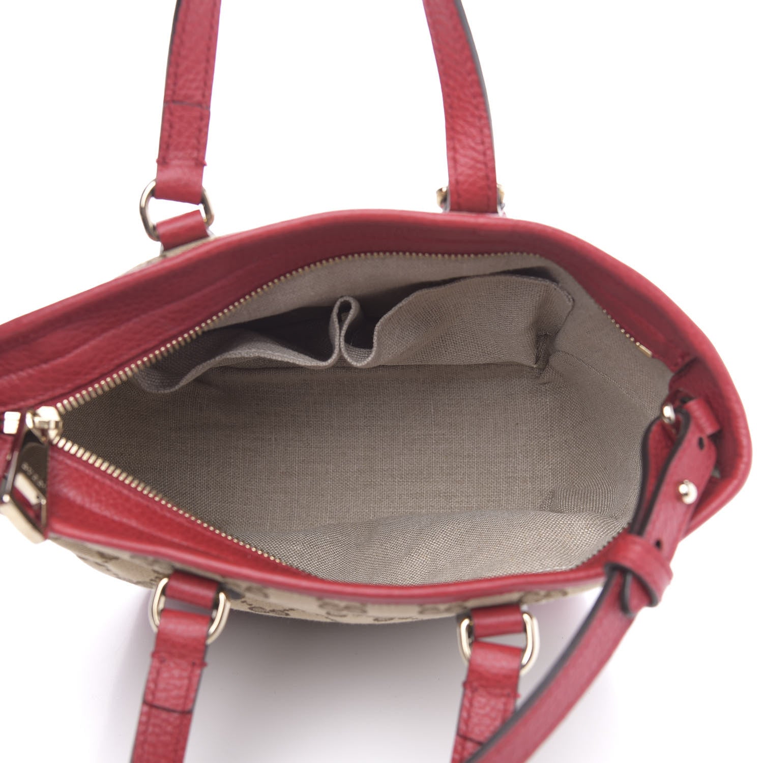Gucci Monogram Small Bree Tote Red 6 of 10