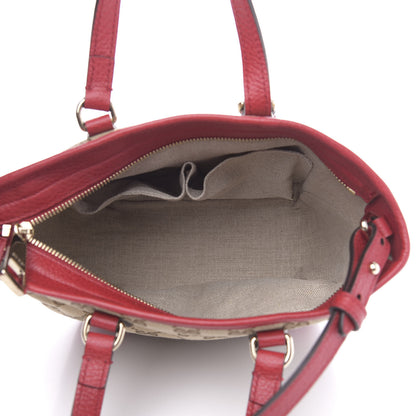 Gucci Monogram Small Bree Tote Red 6 of 10