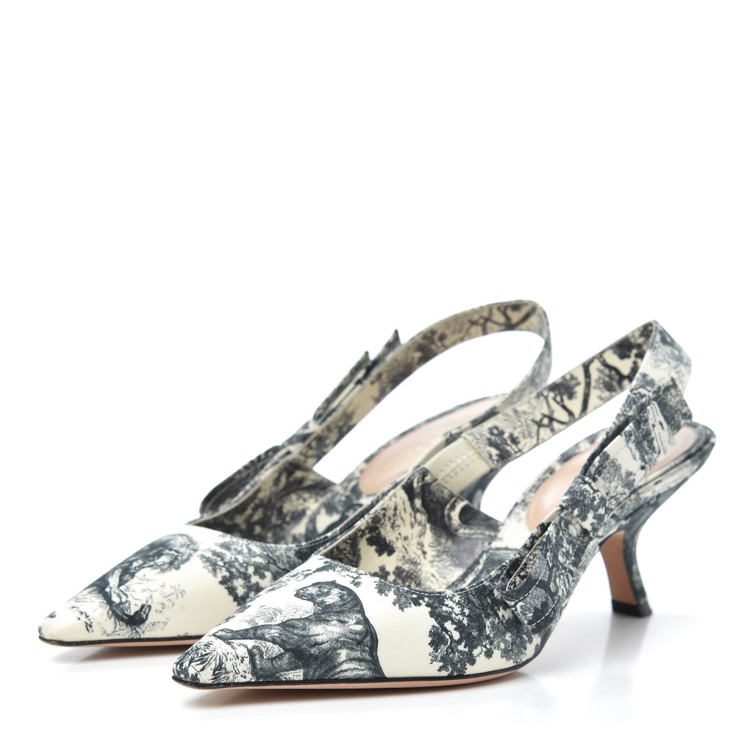 Toile De Jouy Sweet D Slingback Pumps 37 Off White