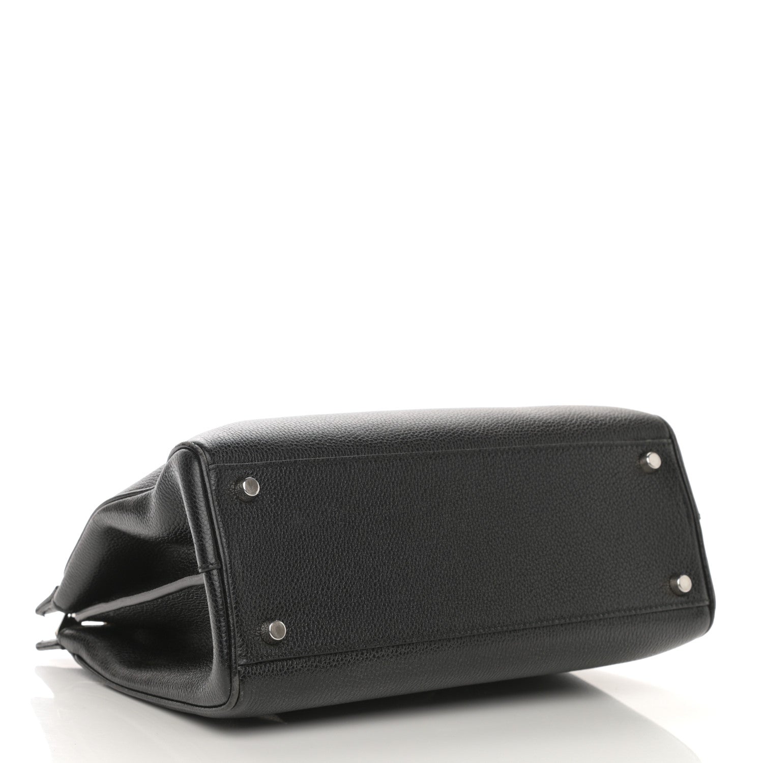 Gucci Grainy Calfskin Small Zumi Top Handle Bag Black 3 of 10