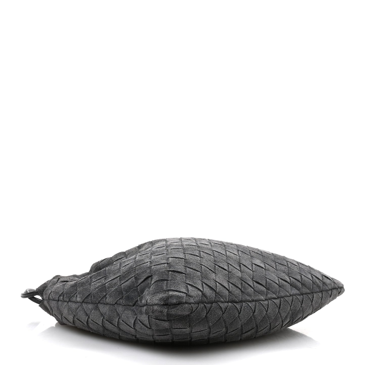 Suede Calfskin Intrecciato Medium Dustbag Grey
