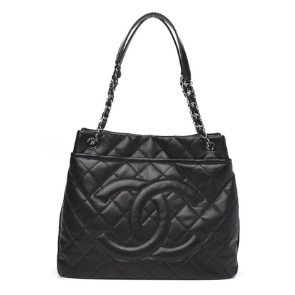 Chanel Caviar Quilted Timeless CC Soft Tote Black 1 of 12