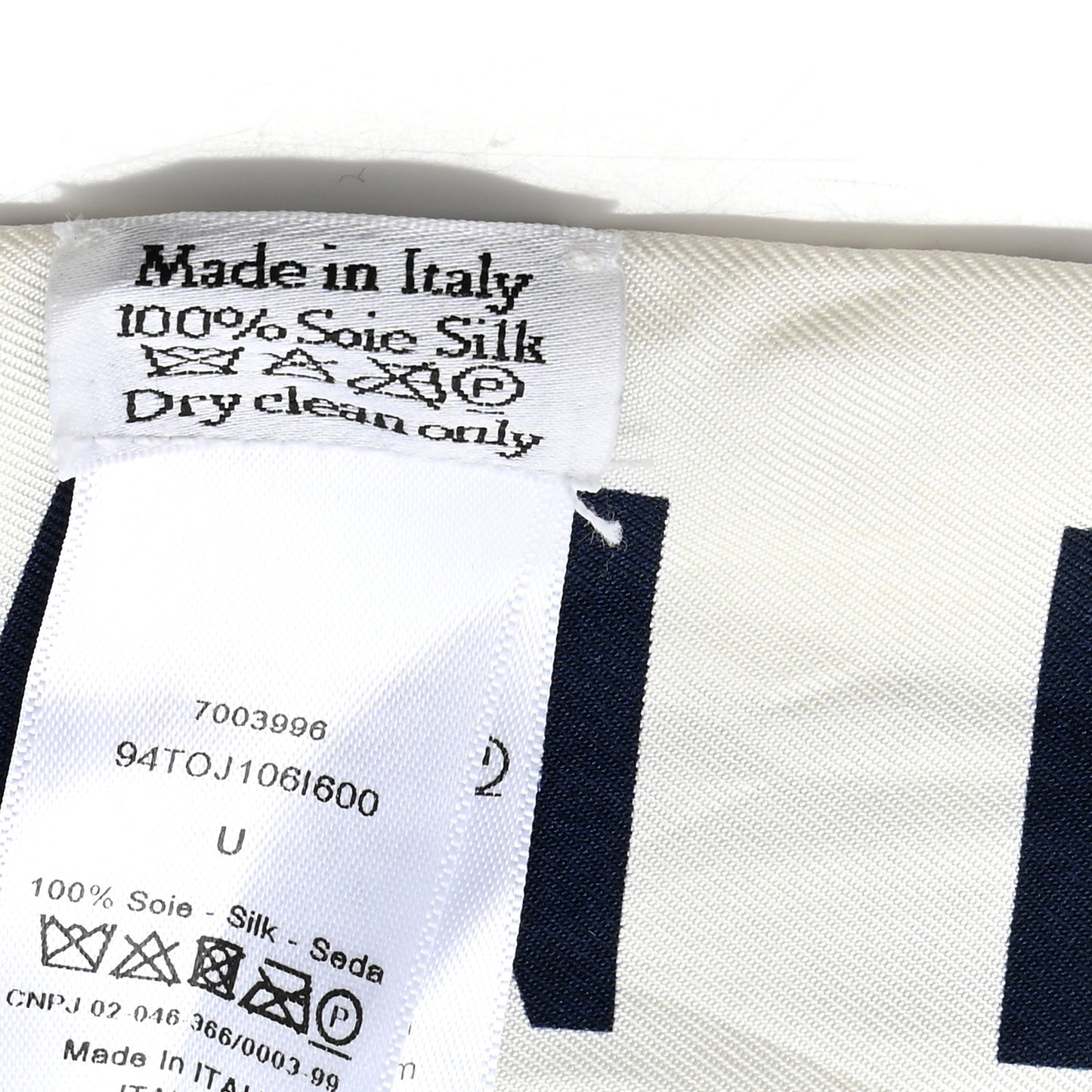 Silk Toile De Jouy Mitzah Scarf White