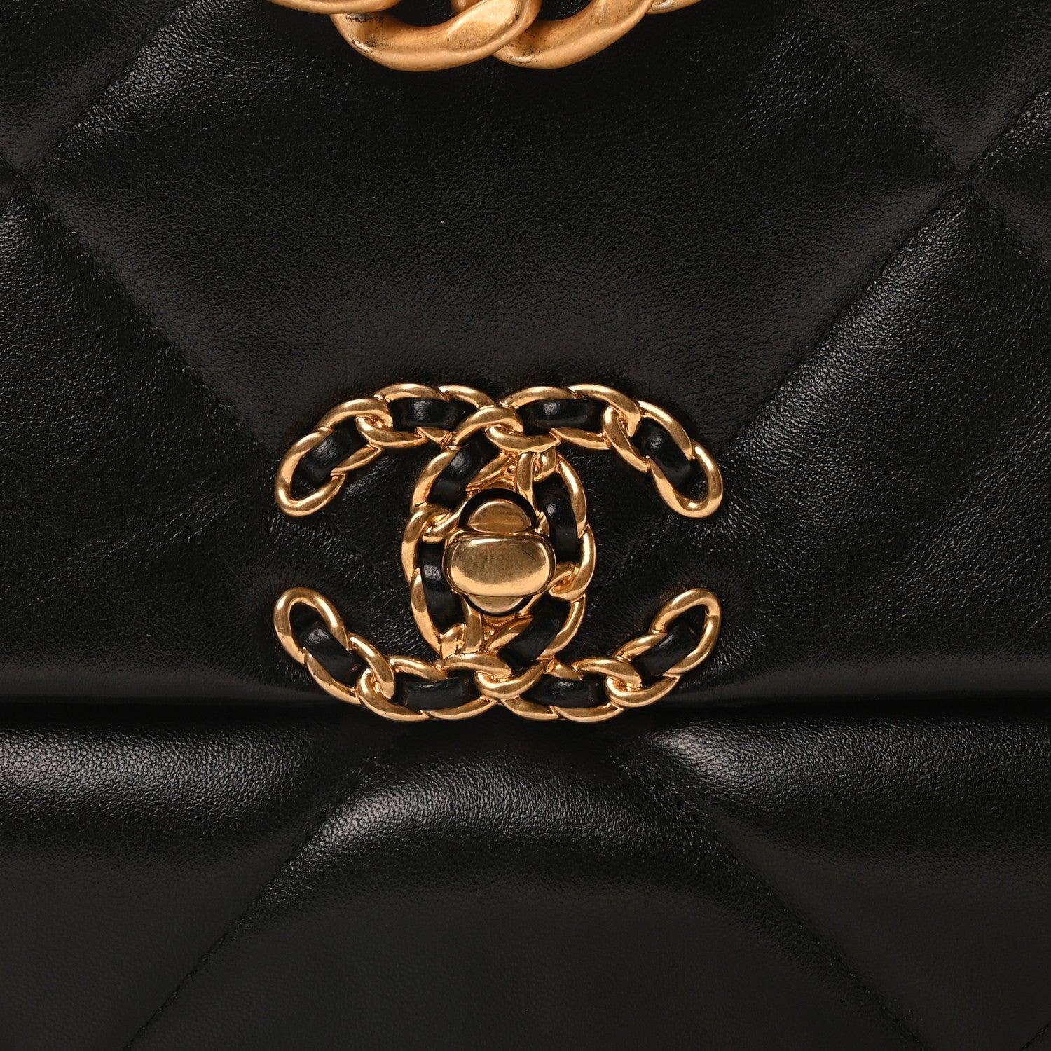 Chanel Lambskin Quilted Medium Chanel 19 Flap Black 8 of 11