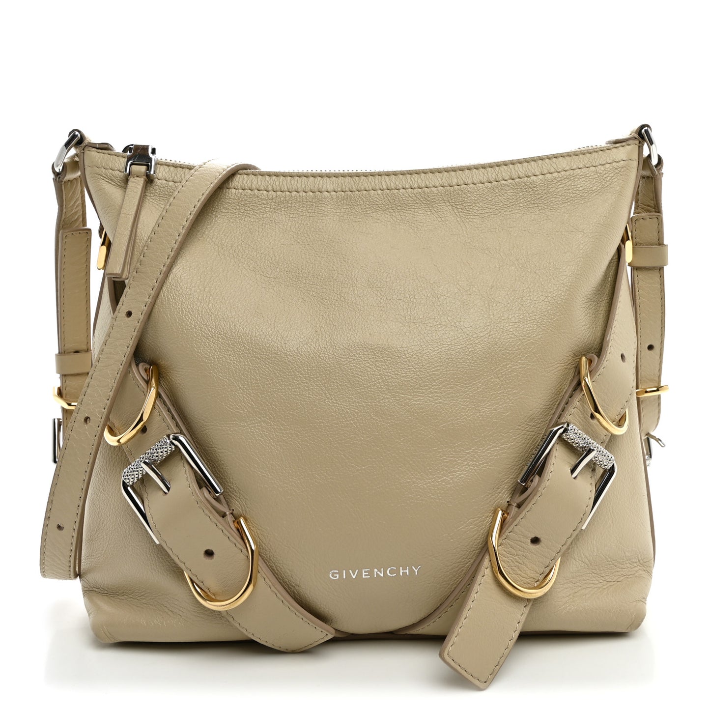 Calfskin Small Voyou Bag Ivory