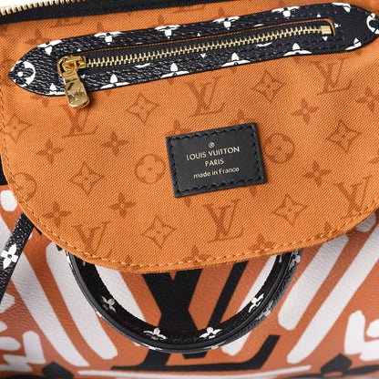 Louis Vuitton Monogram Giant Crafty Speedy Bandouliere 25 Creme Caramel 7 of 10