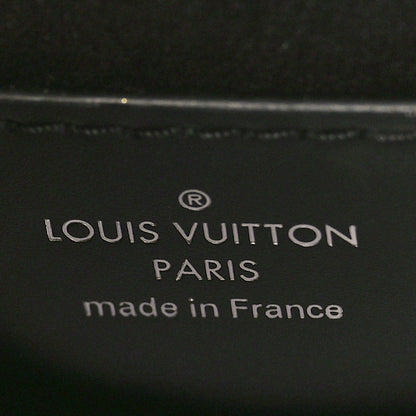 Louis Vuitton Calfskin Eyelet Twist Shoulder Bag MM Black 7 of 10