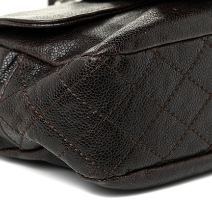 Chanel Glazed Caviar Small Pocket In The City Shoulder Bag Brown 8 of 26