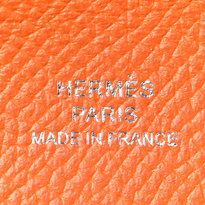 Hermes Epsom Calvi Card Case Orange 6 of 6