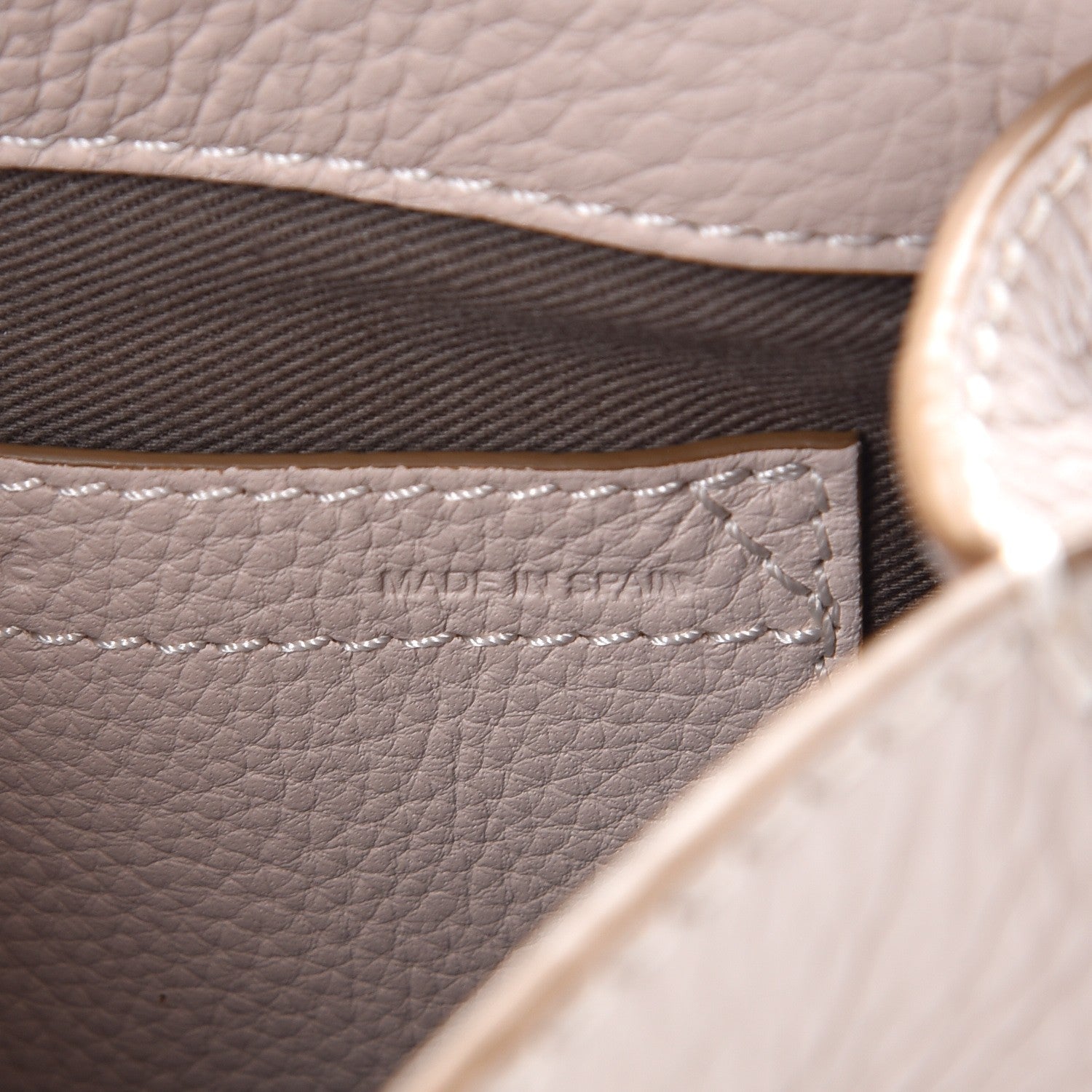 Chloe Calfskin Mini Marcie Round Crossbody Bag Abstract White 6 of 8
